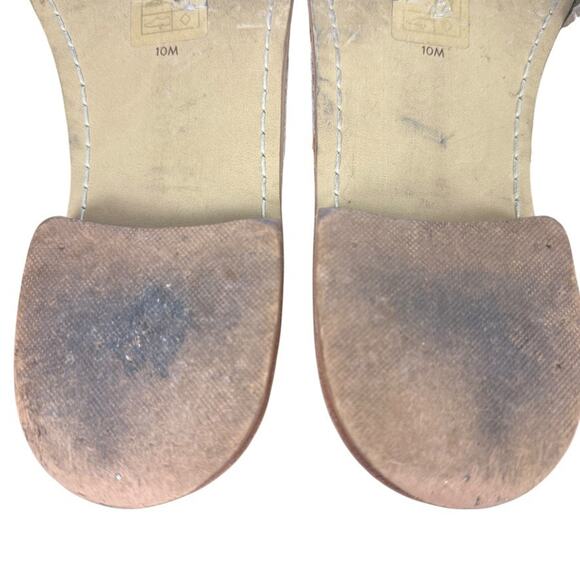 Jack Rogers Womens Embroidered I Do Wedding Beach Reception Honeymoon Sandals 10 - Picture 14 of 16